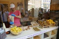 Blick in die Geschäfte von Rom