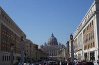 Blick auf Petersplatz