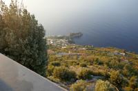 Blick vom Hotel auf Meer an Amalfiküste