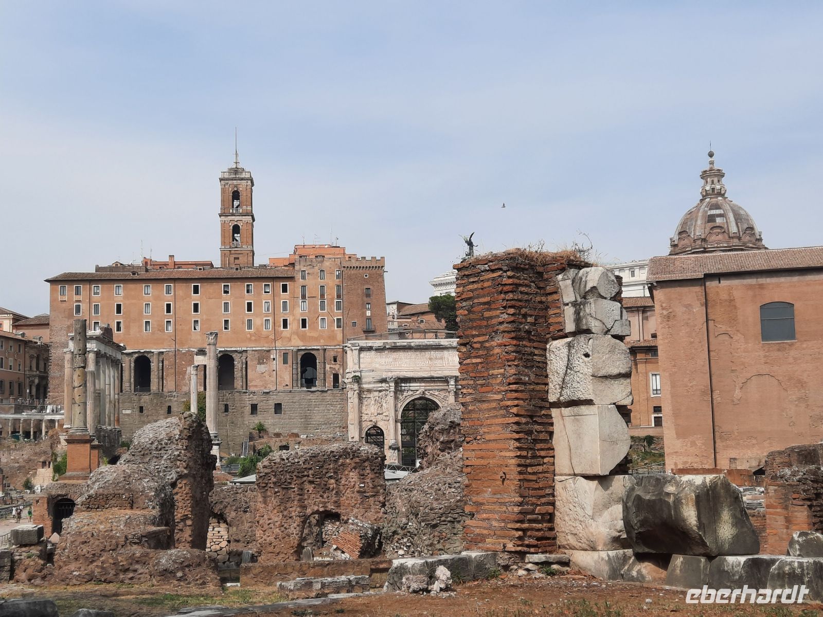 Rom - Forum Romanum (Blick zum Kapitolshügel)