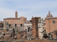 Rom - Forum Romanum (Blick zum Kapitolshügel)