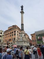 Rom - Piazza di Spagna (Säule der Unbefleckten Empfängnis)