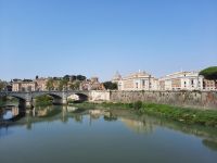 Rom - Blick von der Engelsbrücke zum Petersdom