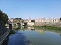 Rom - Blick von der Engelsbrücke zum Petersdom