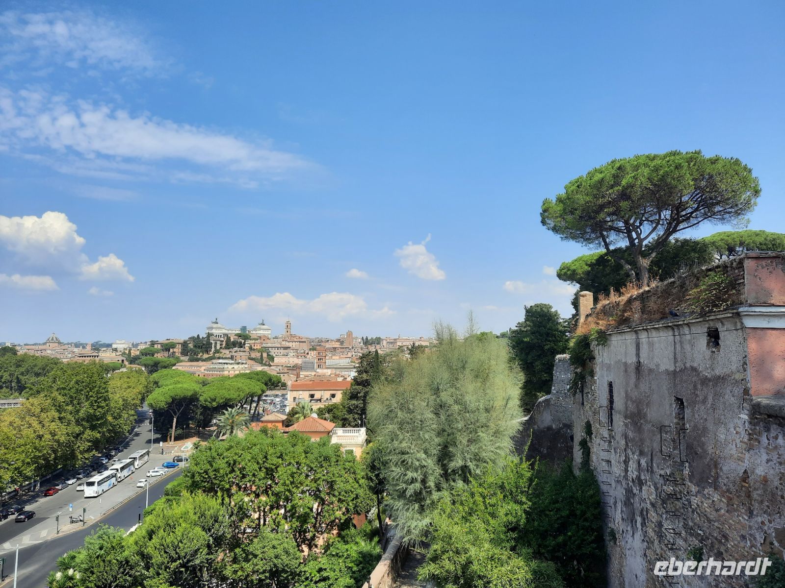Rom - Ausblick vom Aventin-Hügel (Orangengarten)