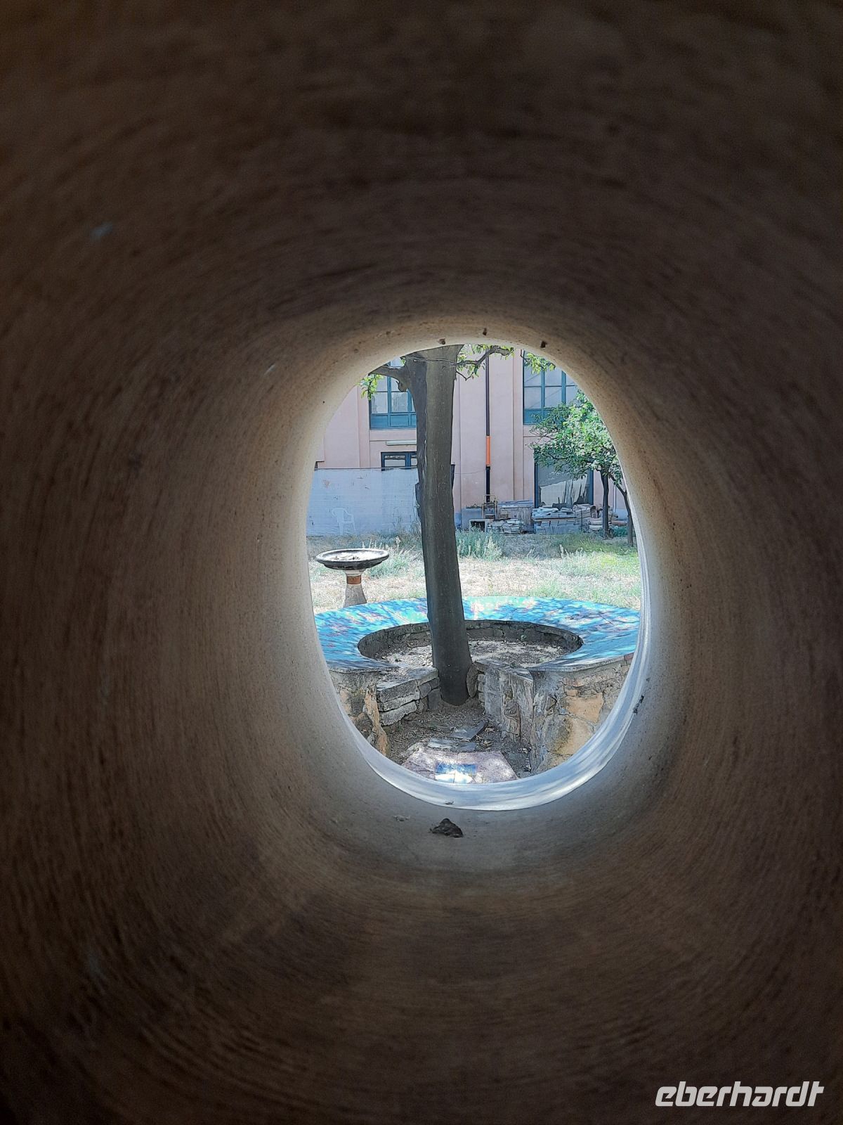 Rom - Aventin-Hügel (Basilica Santa Sabina mit Blick zum ältesten Orangenbaum)