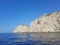 Insel Capri - Schifffahrt rund um die Insel (Leuchtturm Punta Carena)