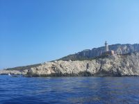 Insel Capri - Schifffahrt rund um die Insel (Leuchtturm Punta Carena)