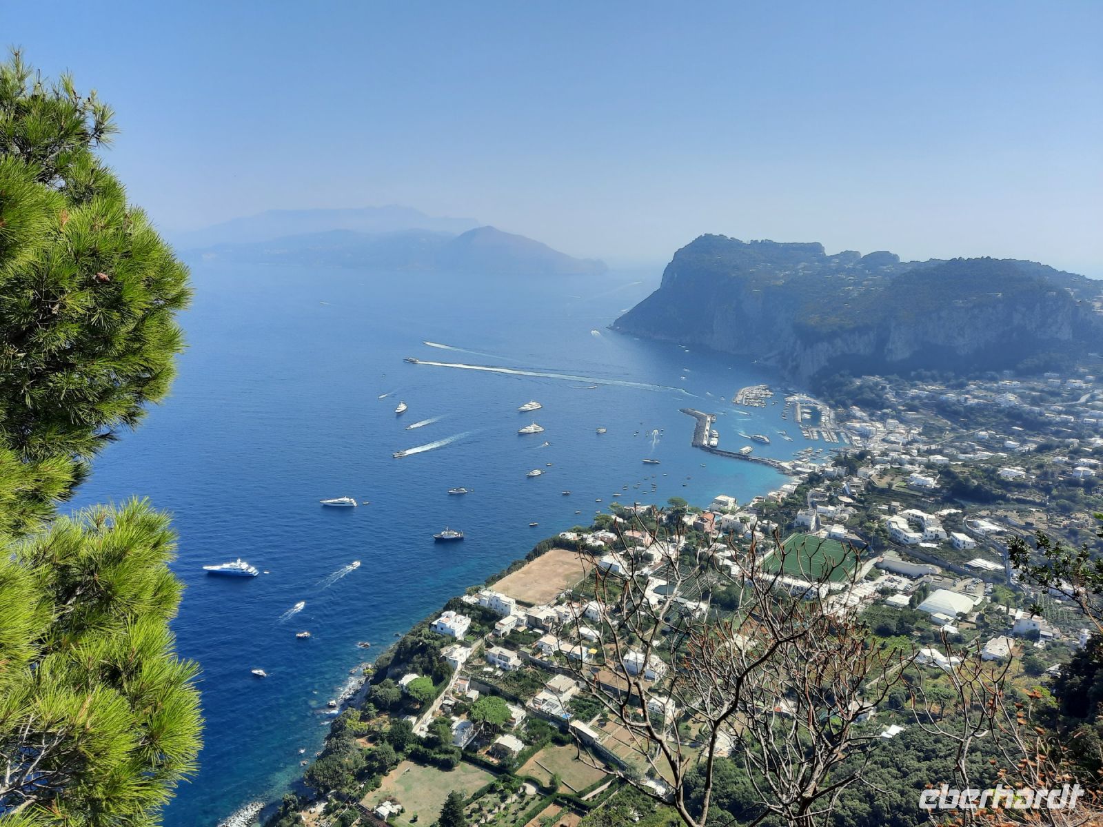 Insel Capri - Ausblick von Anacapri 