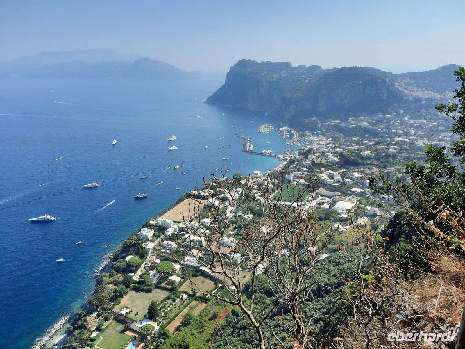 Insel Capri - Ausblick von Anacapri 