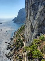 Insel Capri - Capri-Zentrum (Ausblick vom Augustusgarten - Via Krupp)