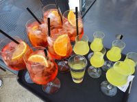 Umtrunk mit unseren Gästen...