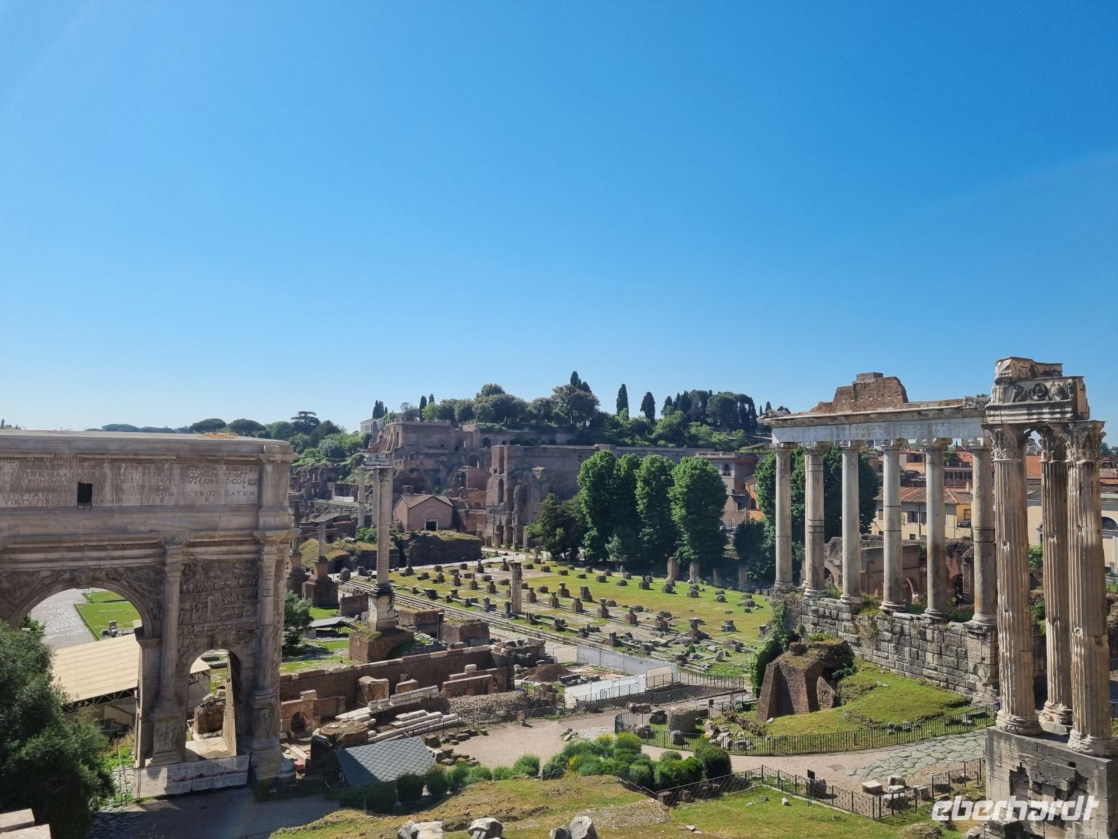 Rom - Blick vom Kapitol auf das Forum Romanum