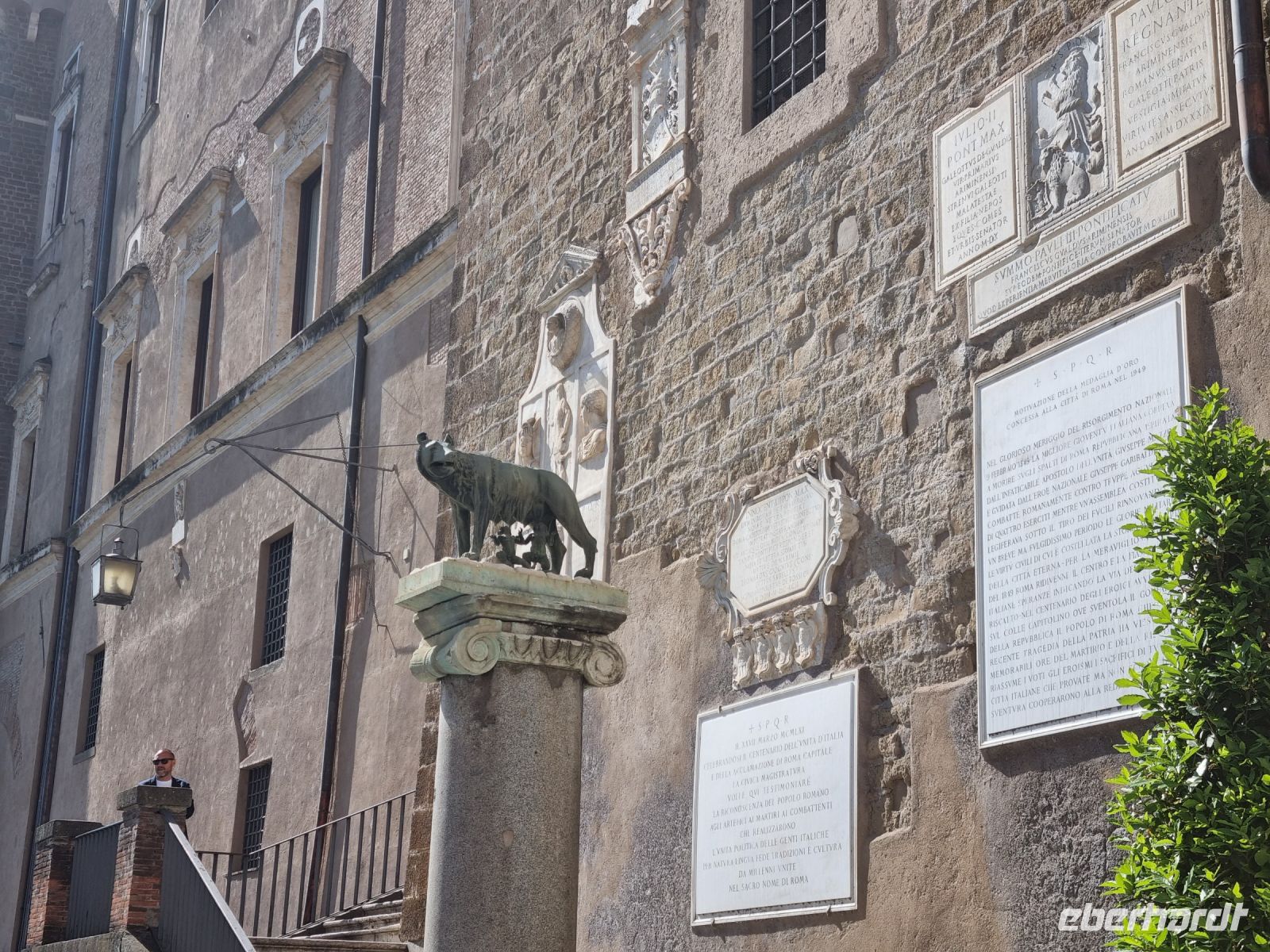 Rom - Kapitolsplatz (Kapitolinische Wölfin)
