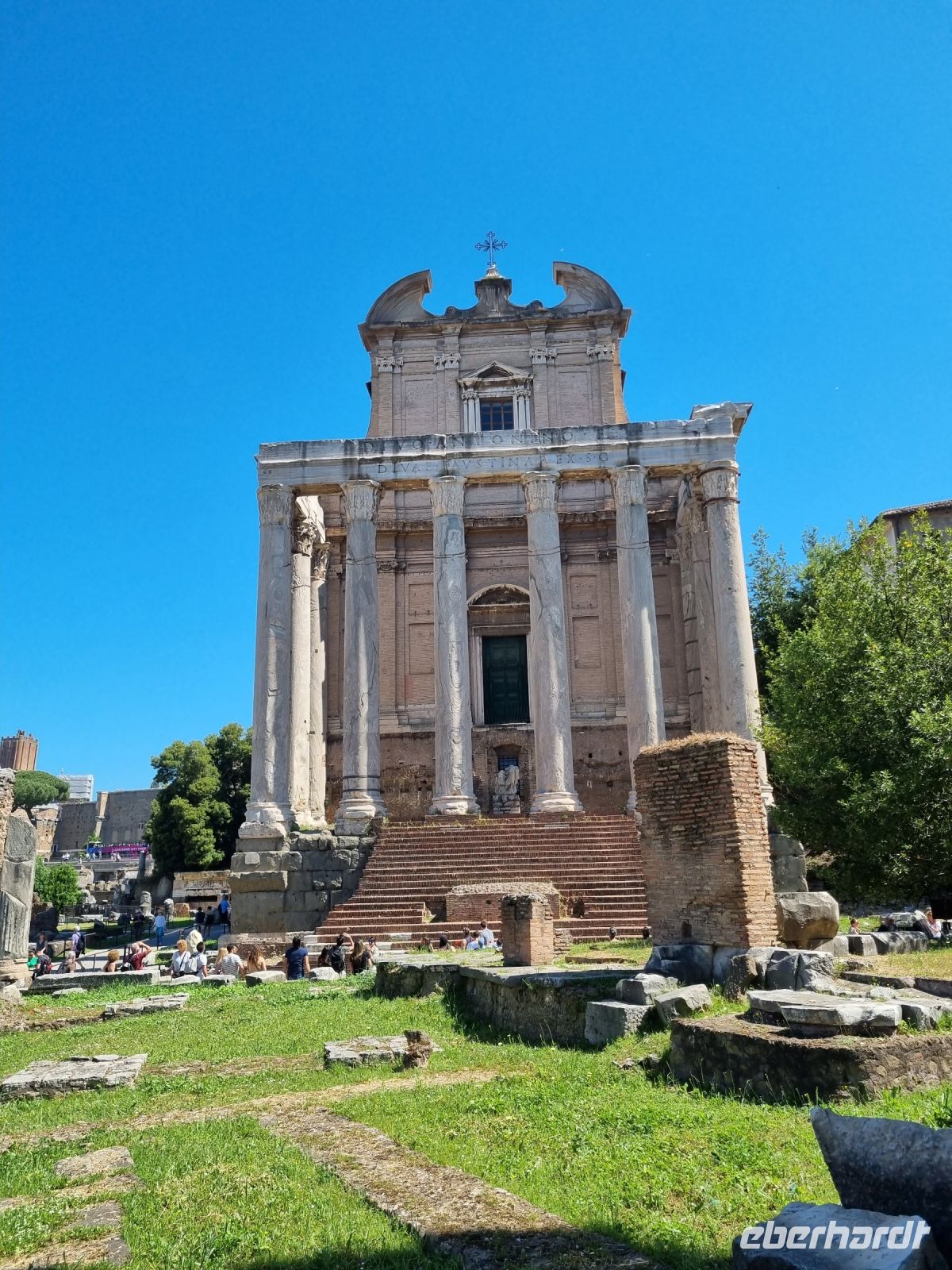 Rom - Forum Romanum (Faustinatempel)