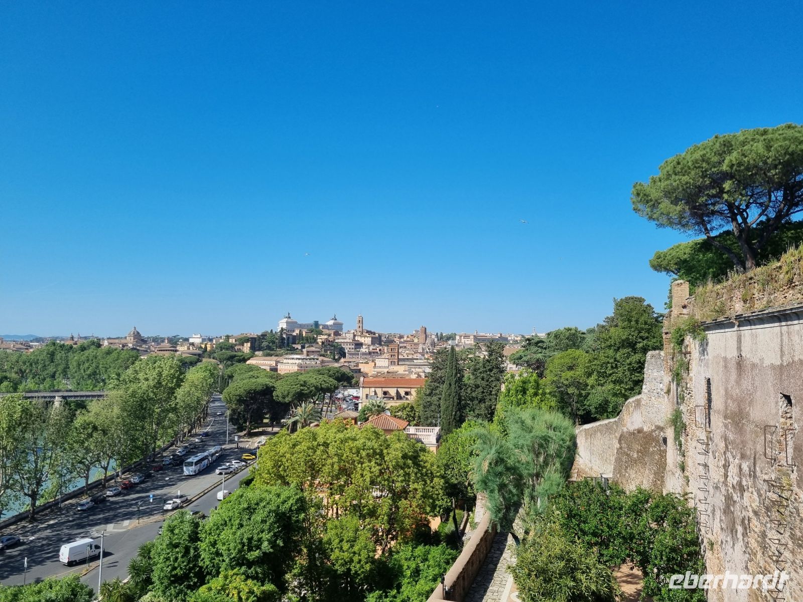 Rom - Ausblick vom Aventin-Hügel (Orangengarten)