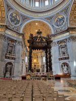 Rom - Petersdom (Papstaltar)