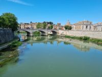 Rom - Blick von der Engelsbrücke in Richtung Petersdom