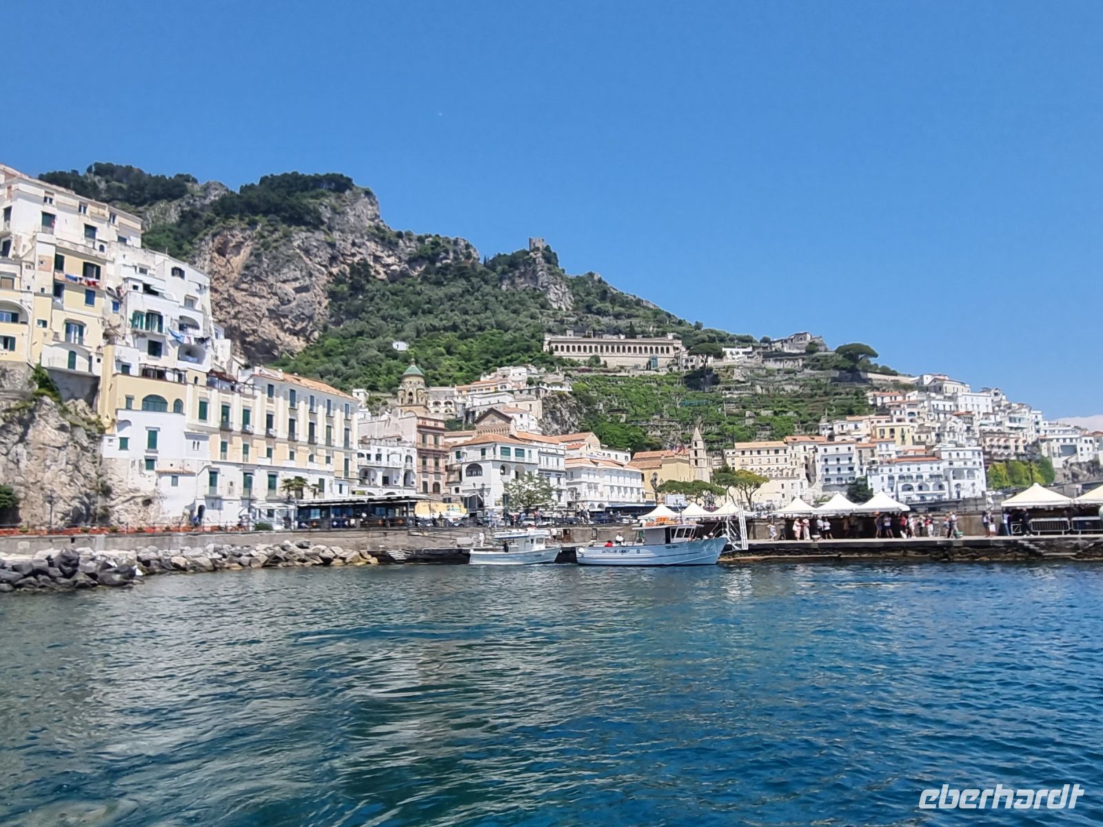 Schifffahrt von Amalfi nach Salerno...