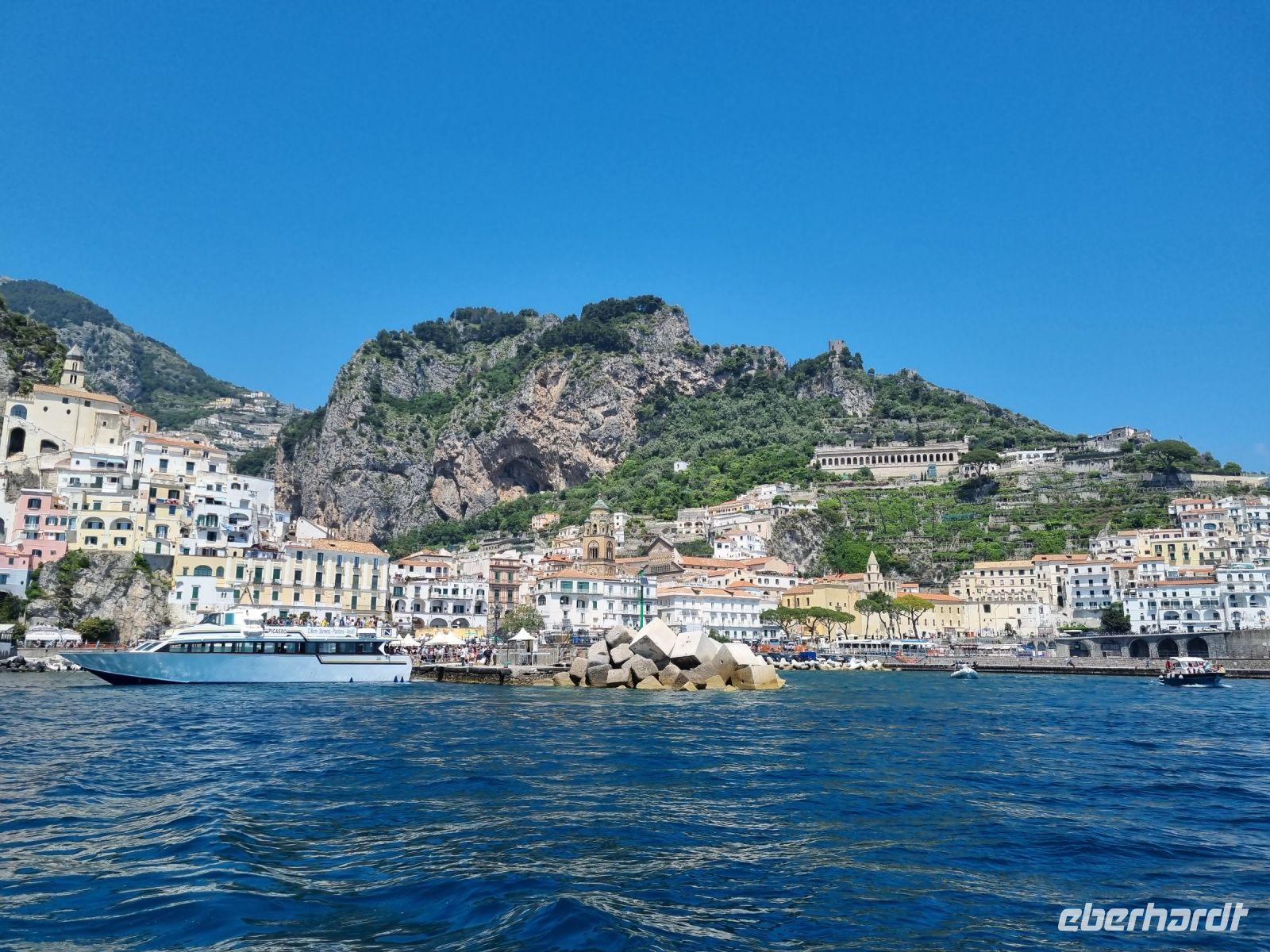 Schifffahrt von Amalfi nach Salerno...