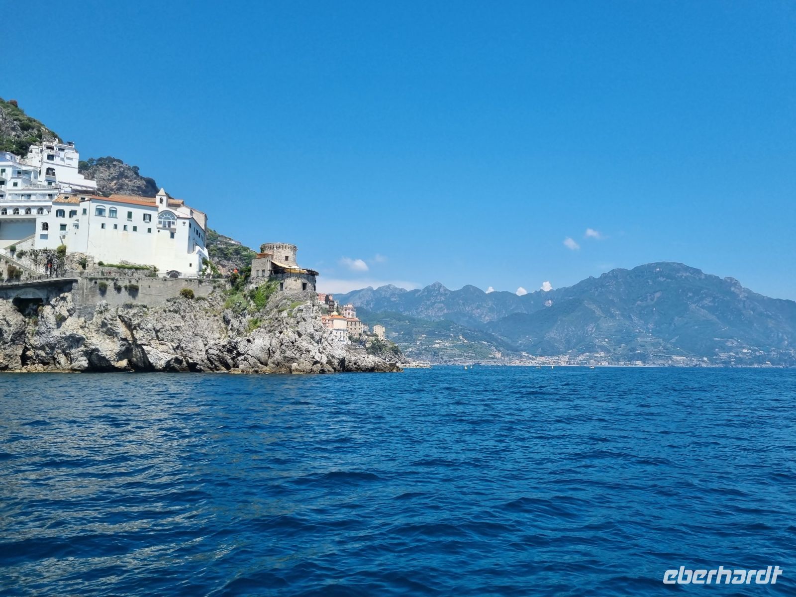 Schifffahrt von Amalfi nach Salerno...