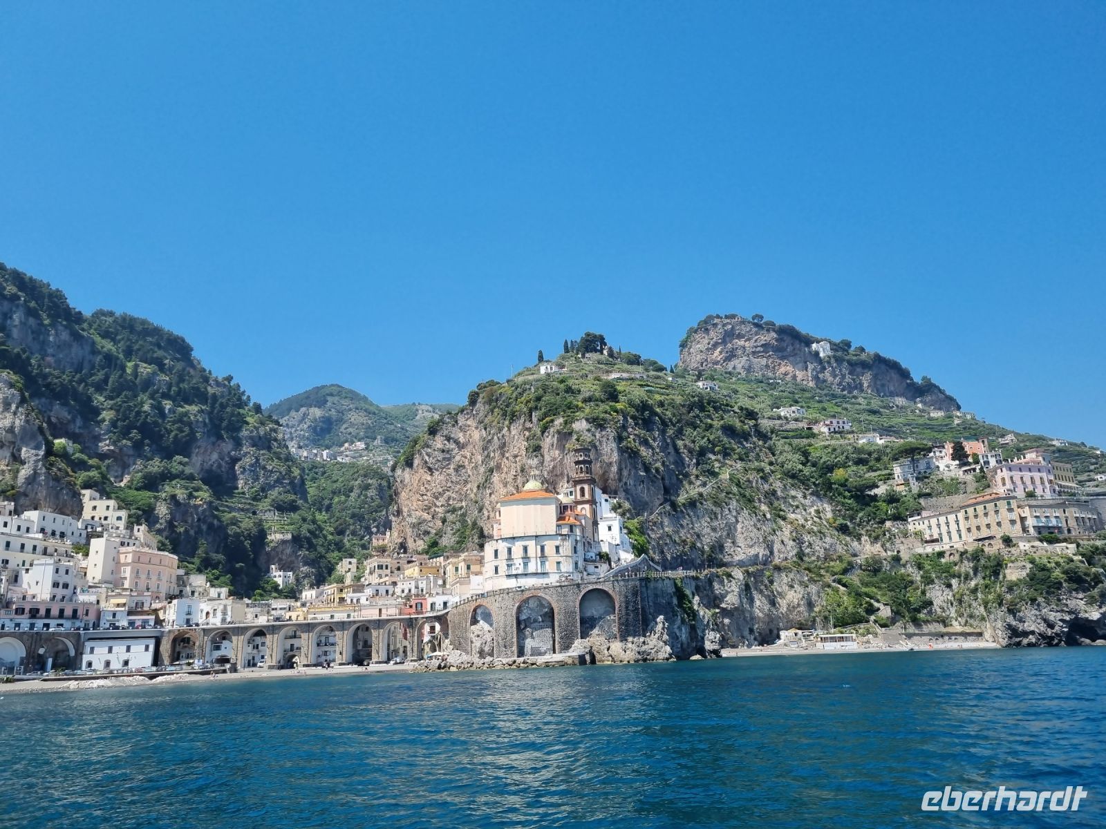 Schifffahrt von Amalfi nach Salerno...