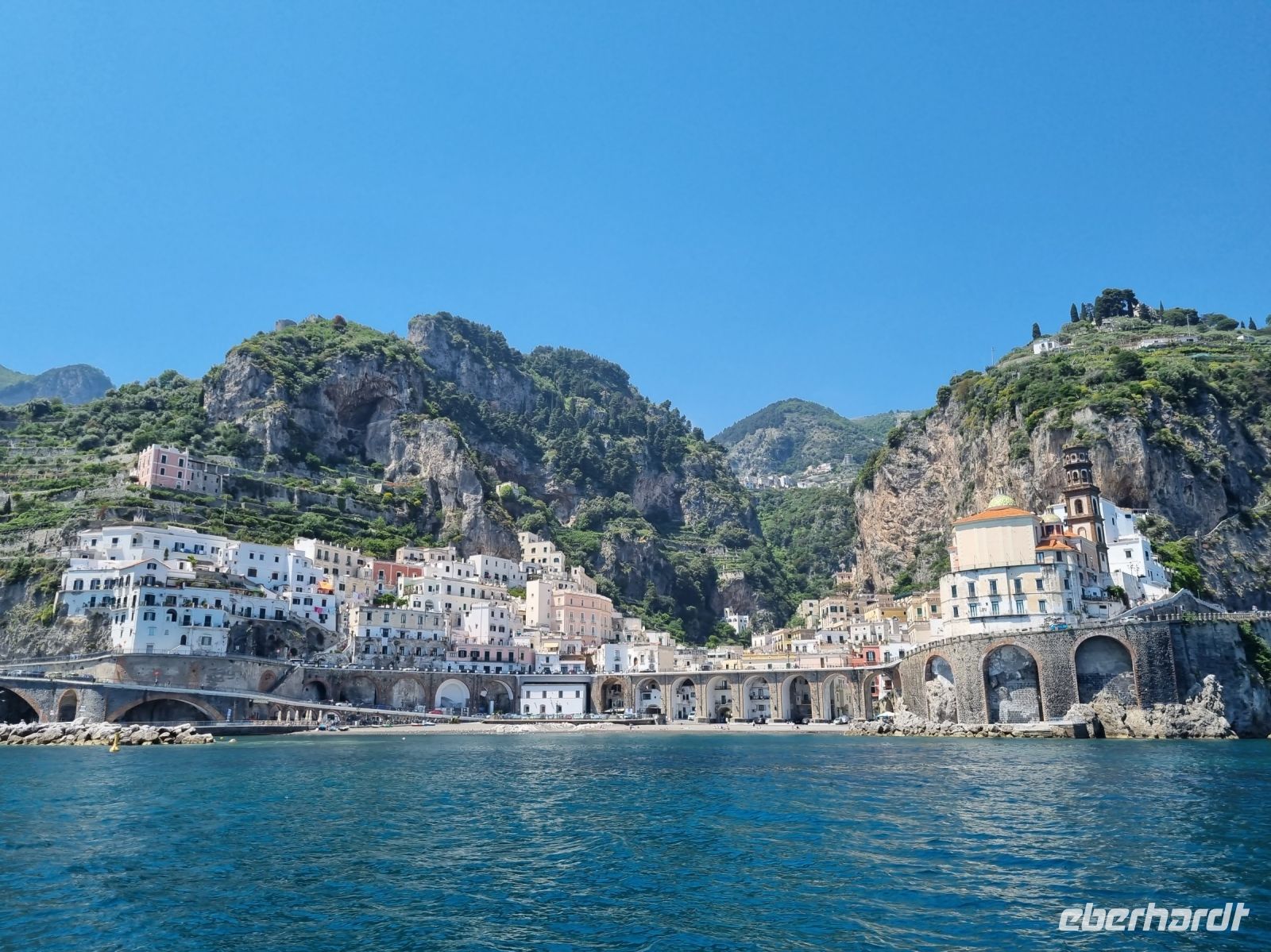 Schifffahrt von Amalfi nach Salerno...