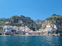 Schifffahrt von Amalfi nach Salerno...