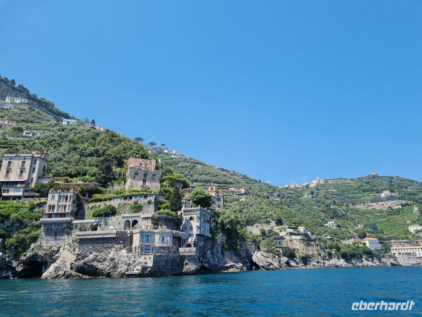 Schifffahrt von Amalfi nach Salerno...