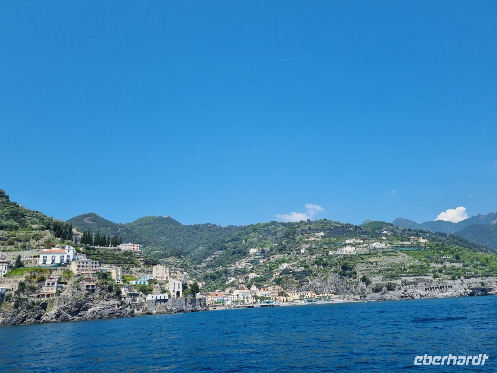 Schifffahrt von Amalfi nach Salerno...