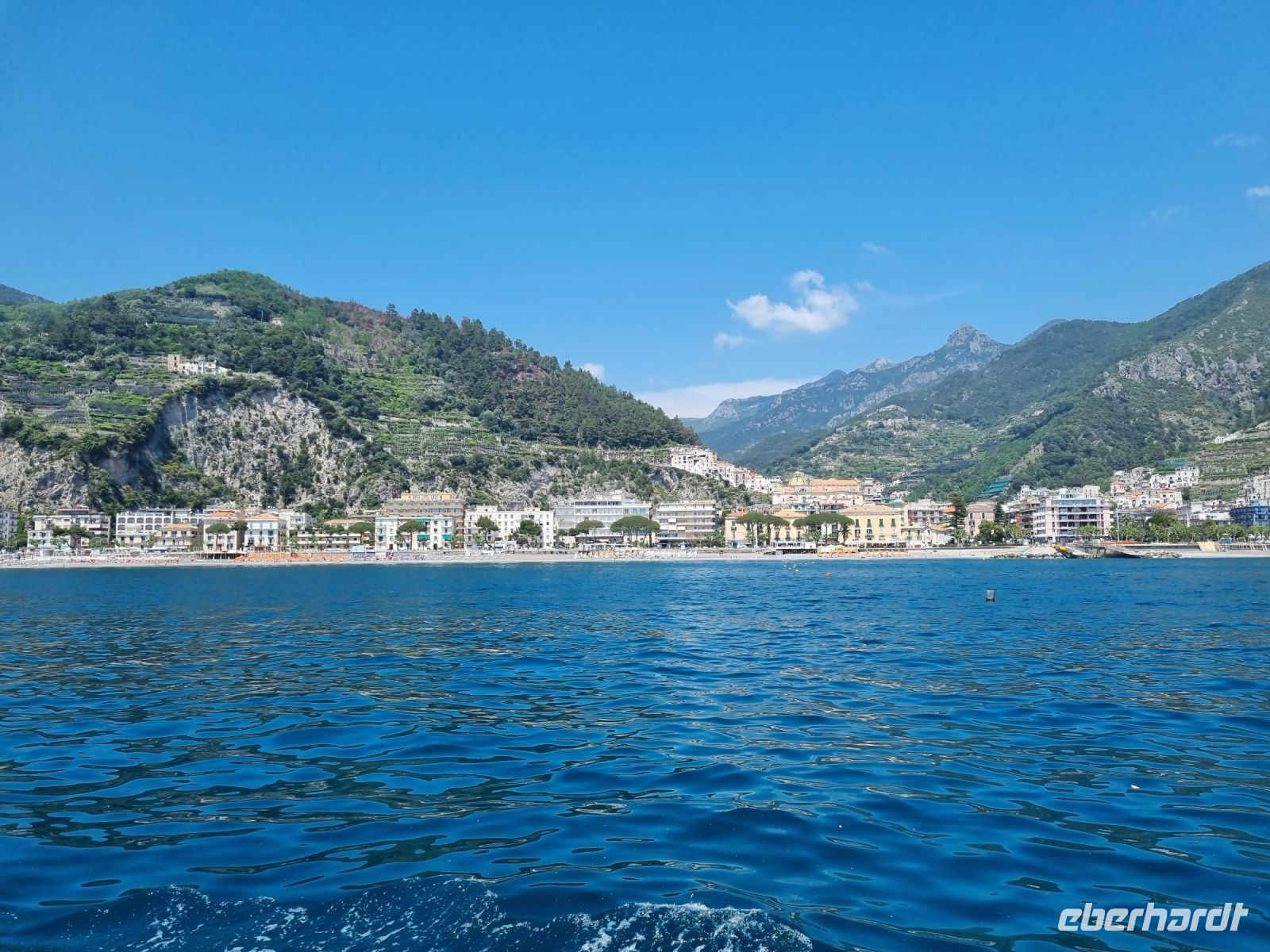 Schifffahrt von Amalfi nach Salerno...