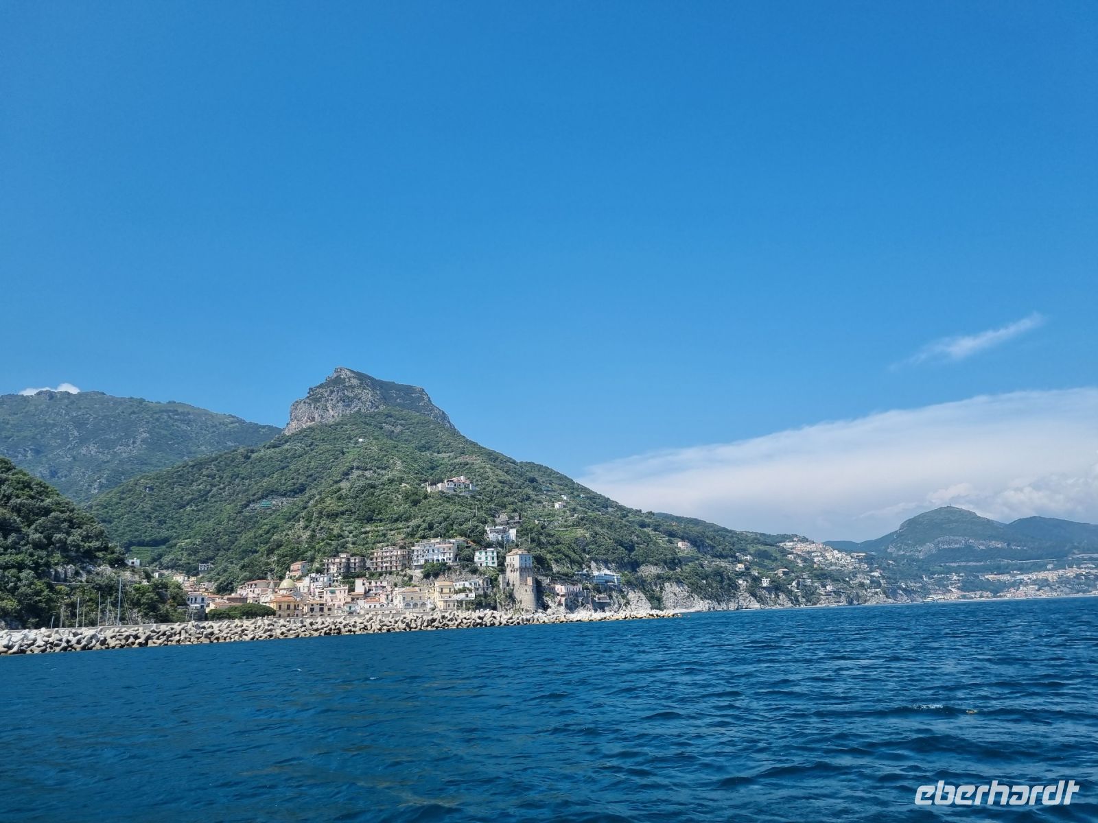 Schifffahrt von Amalfi nach Salerno...