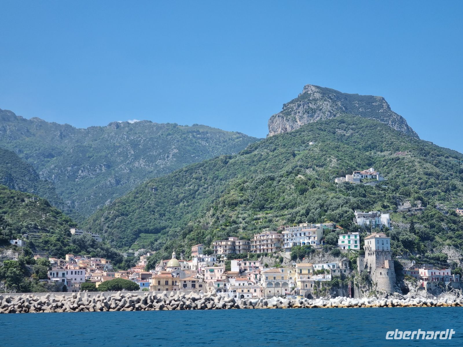 Schifffahrt von Amalfi nach Salerno...