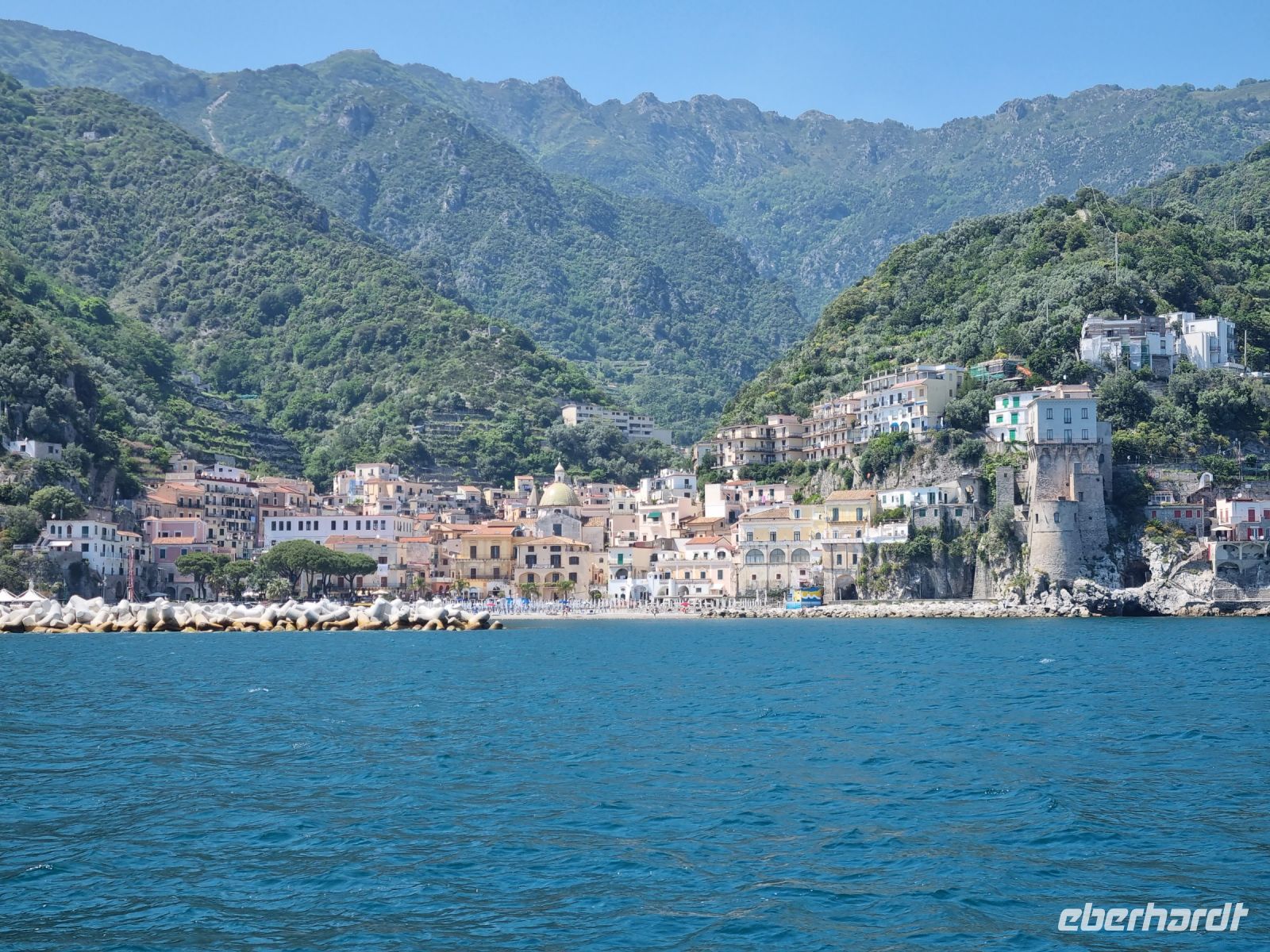 Schifffahrt von Amalfi nach Salerno...