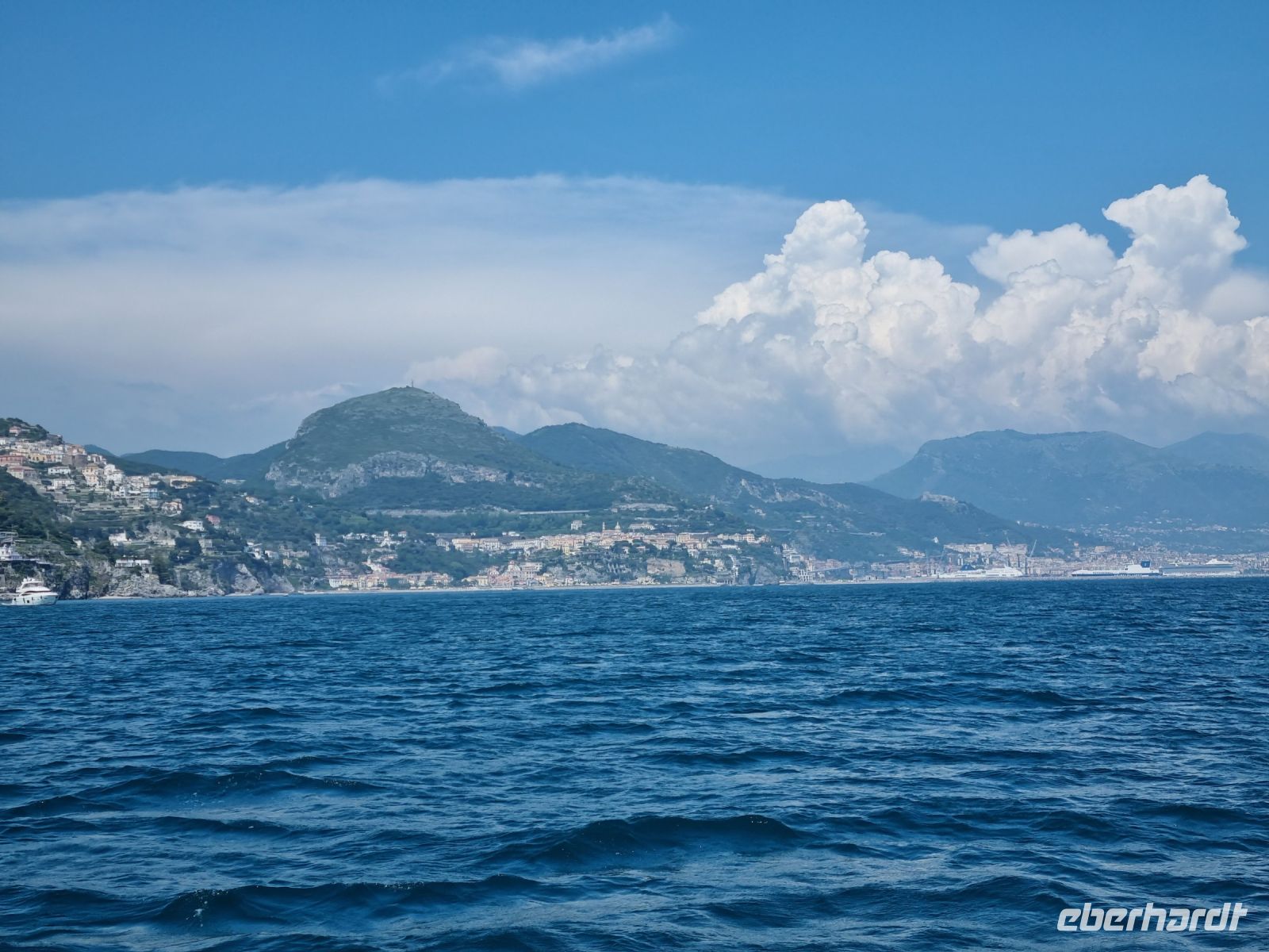 Schifffahrt von Amalfi nach Salerno...