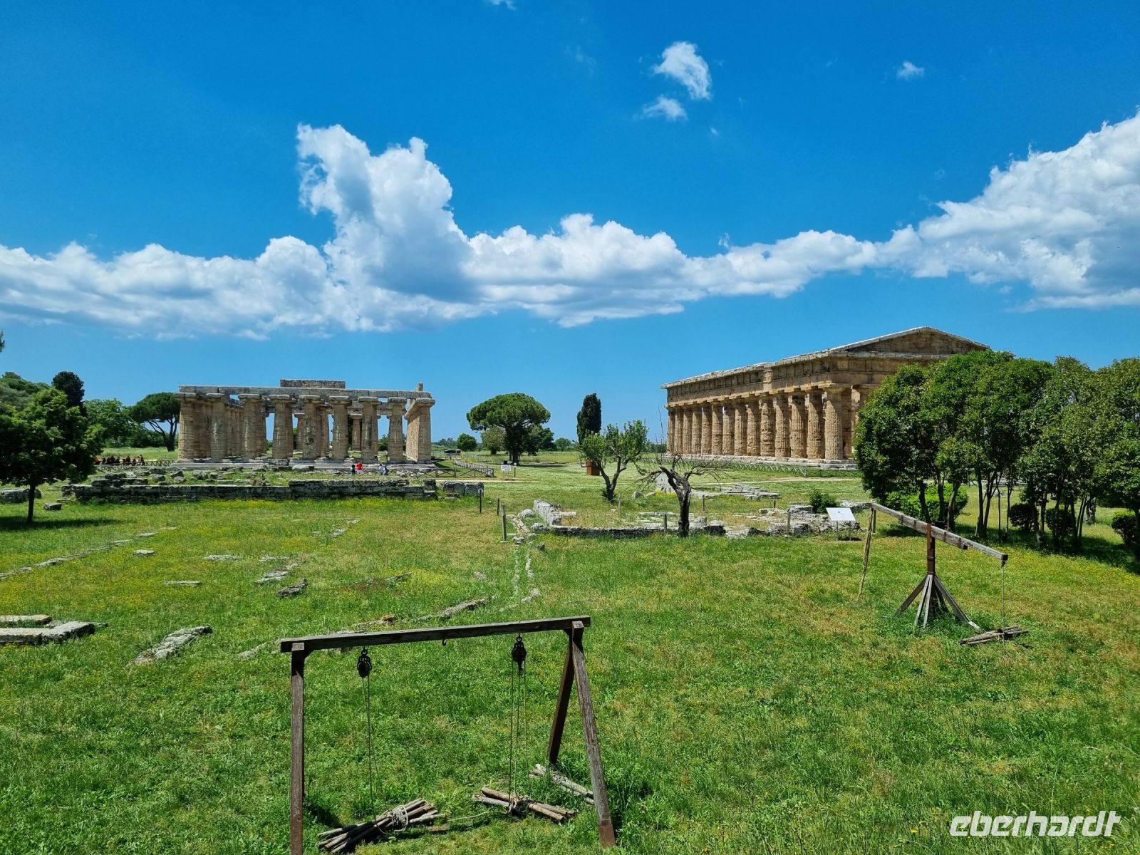 Paestum - Hera-Tempel und Poseidon-Tempel