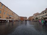 bebautes Sportstadienfeld der Römer