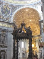 Petersdom: Papstbaldachin