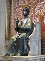 Petersdom: Petrusstatue