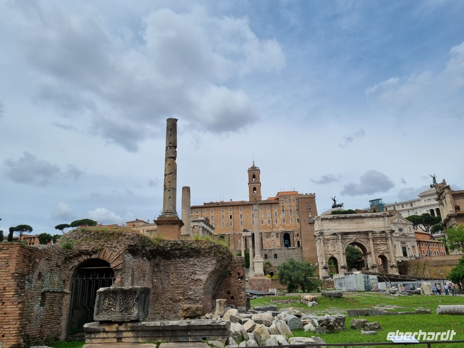Forum Romanum - Blick zum Kapitolshügel