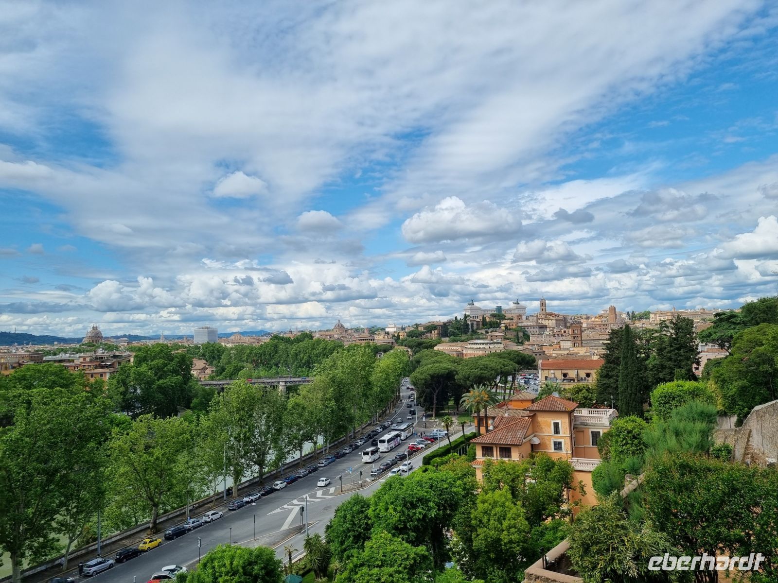 Rom - Ausblick vom Aventinhügel (Orangengarten)