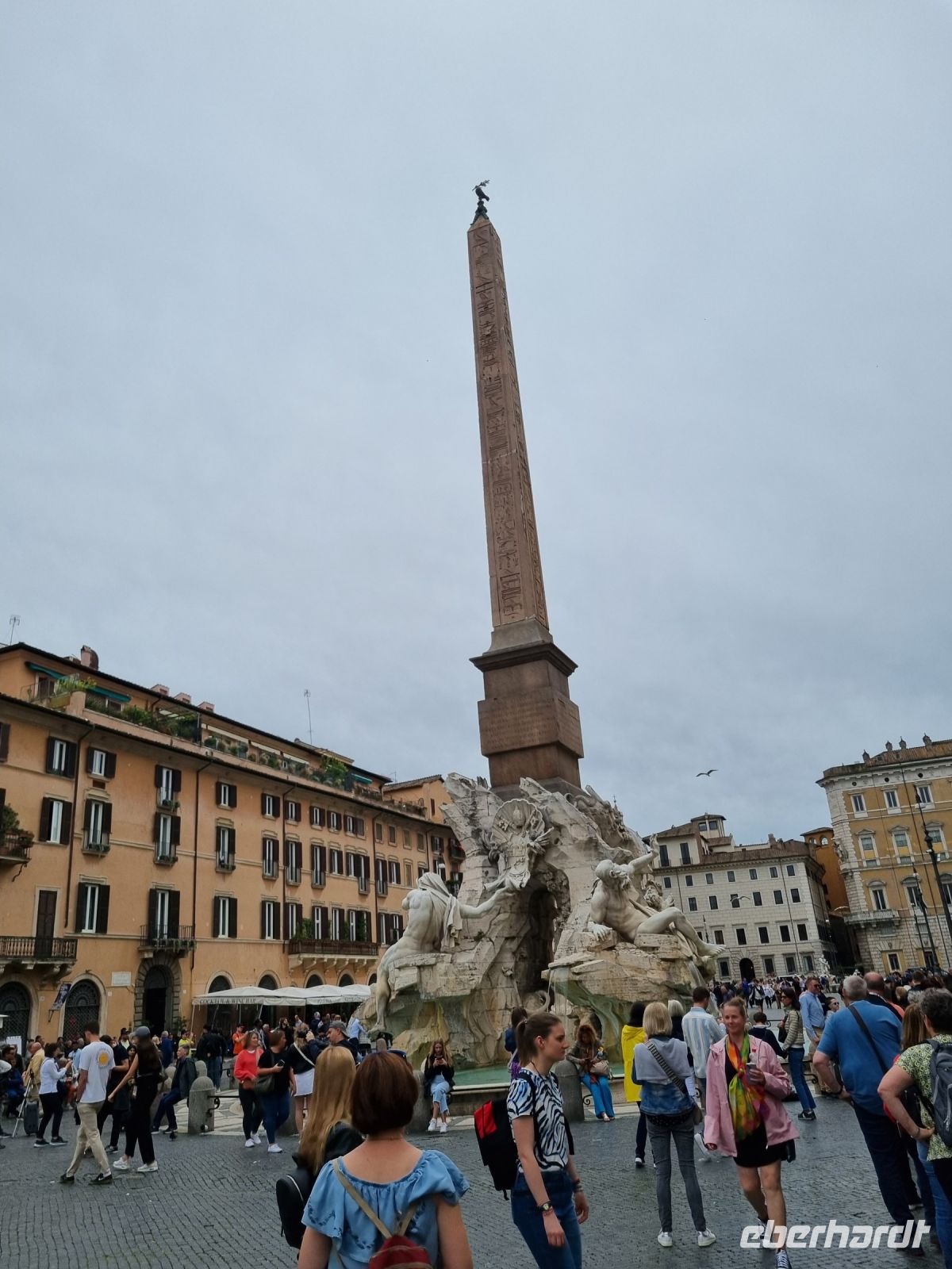 Rom - Piazza Navona (Vier-Ströme-Brunnen)