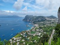 Insel Capri - Anacapri (Blick auf Marina Grande)