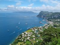 Insel Capri - Anacapri (Blick auf Marina Grande)