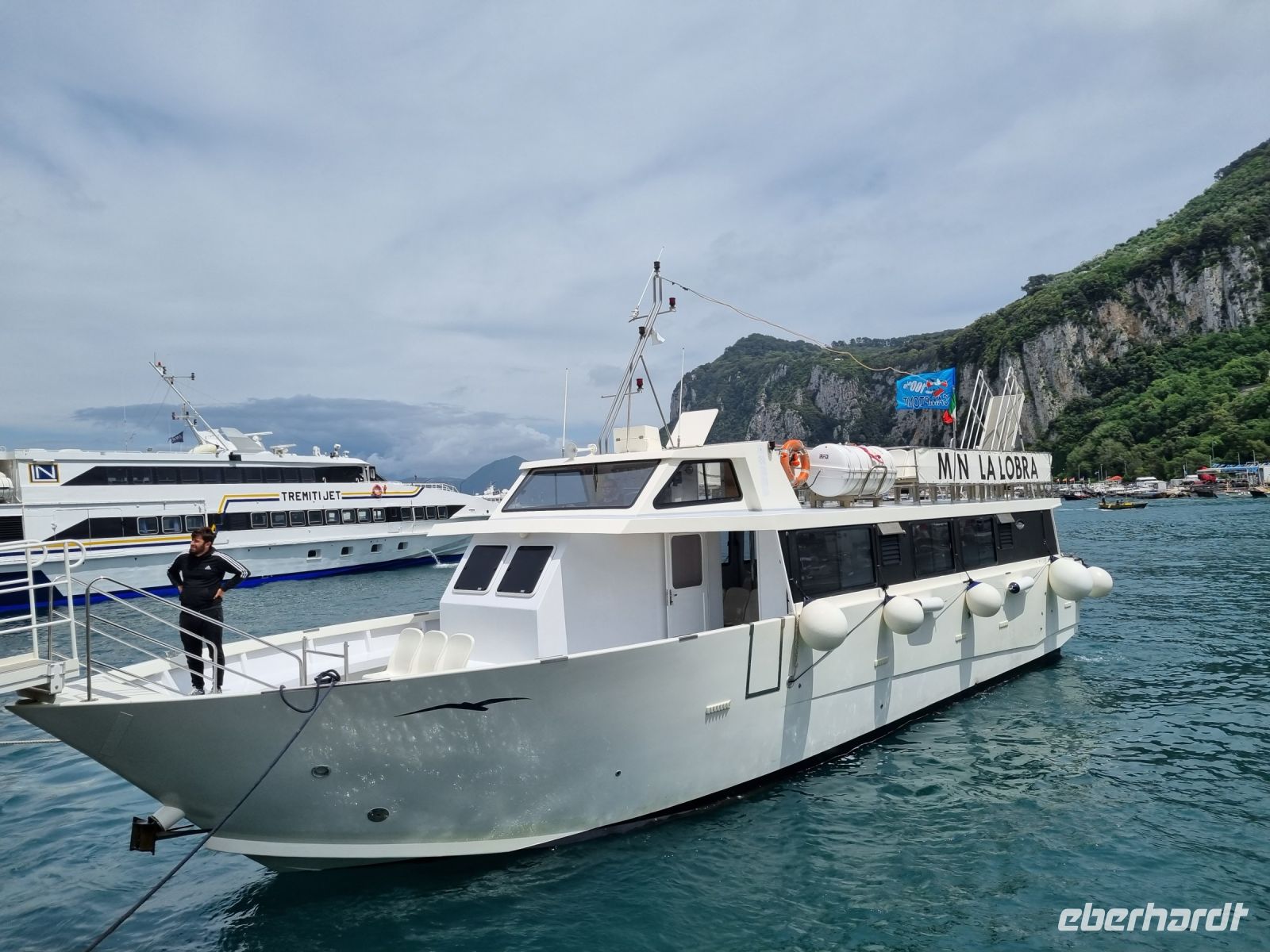 Insel Capri - Schifffahrt rund um die Insel...