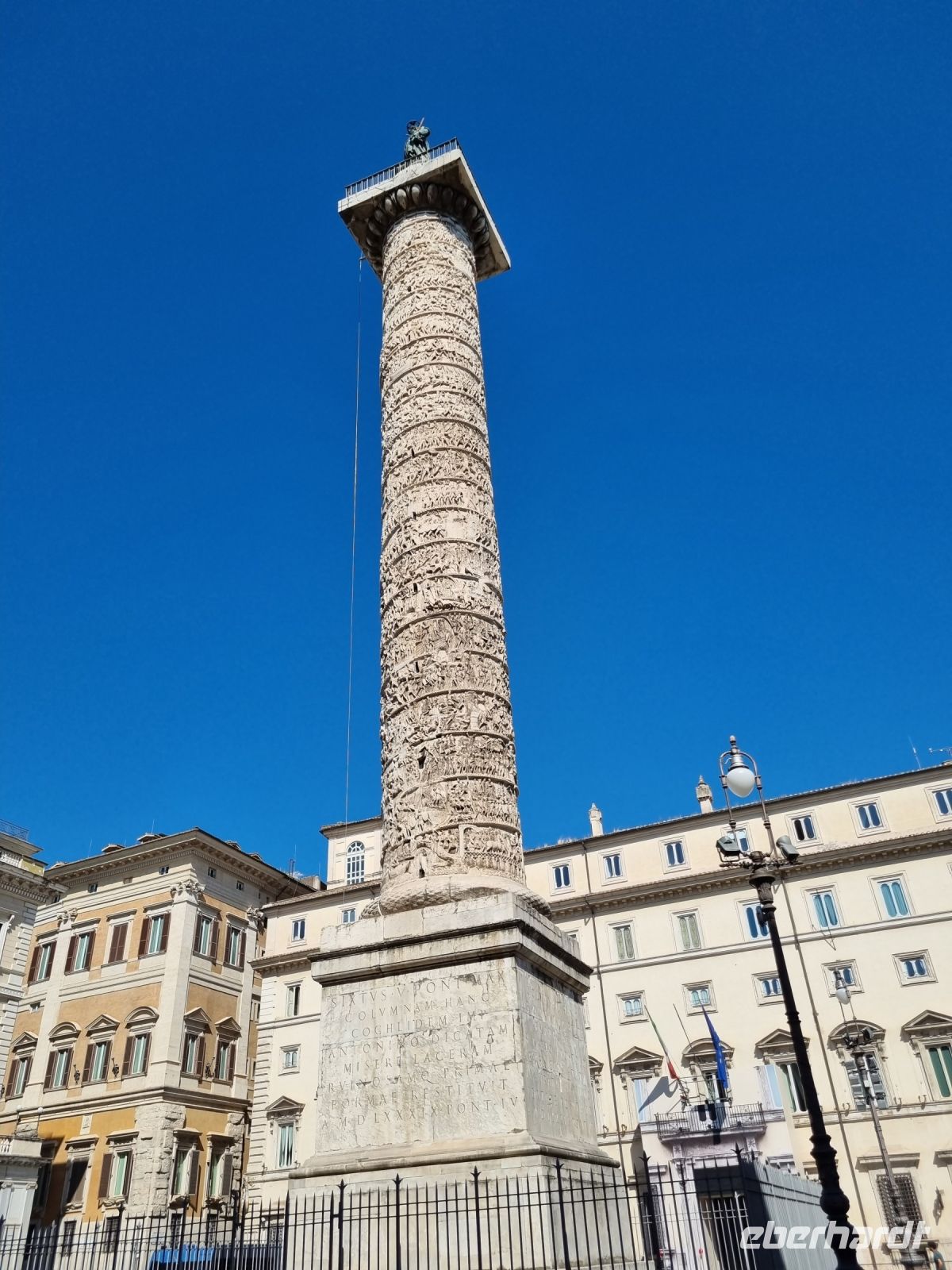 Rom - Piazza Colonna mit Mark-Aurel-Säule