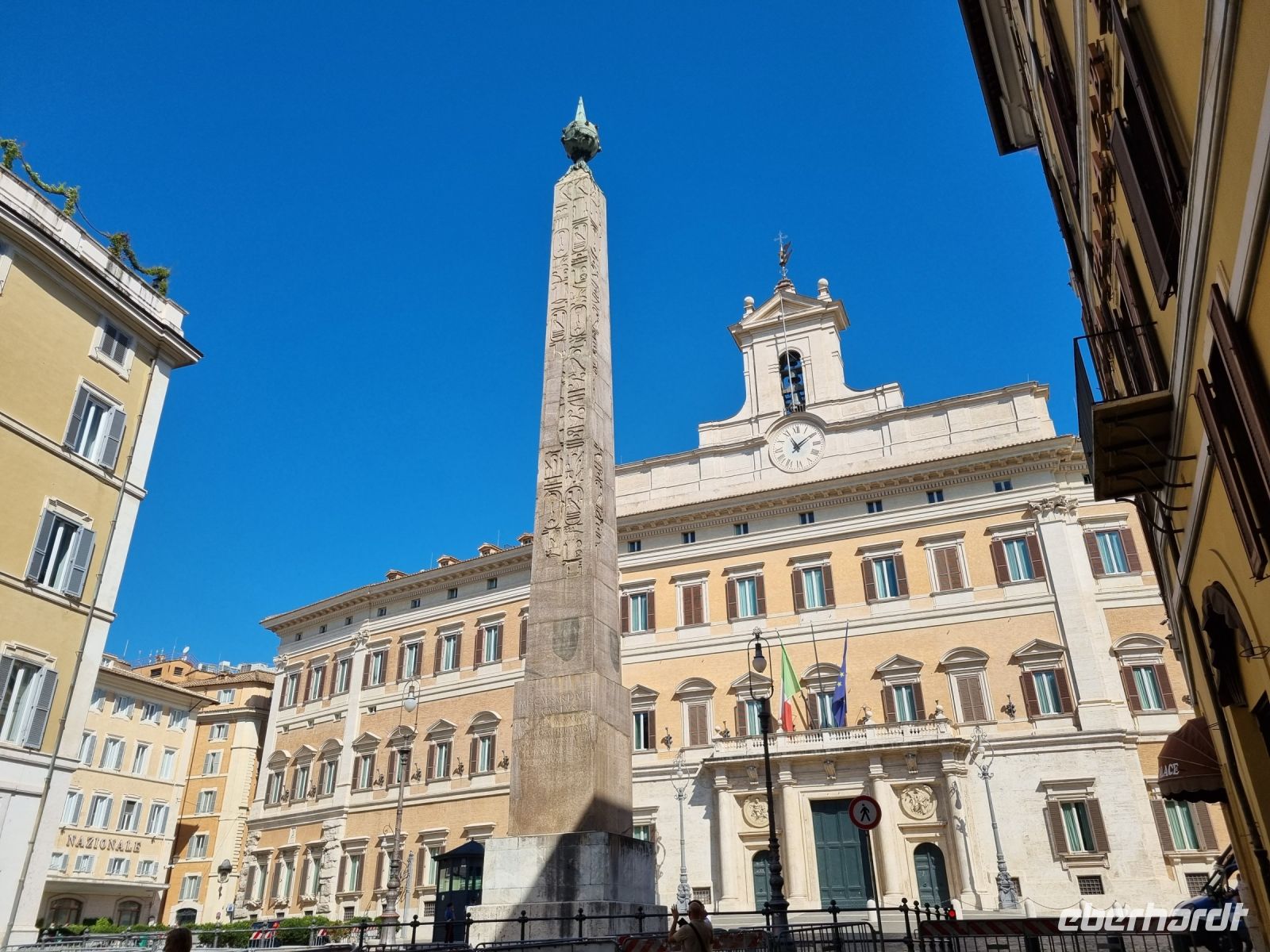 Rom - Palazzo Montecitorio (Sitz der Abgeordnetenkammer des italienischen Parlaments)