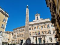 Rom - Palazzo Montecitorio (Sitz der Abgeordnetenkammer des italienischen Parlaments)