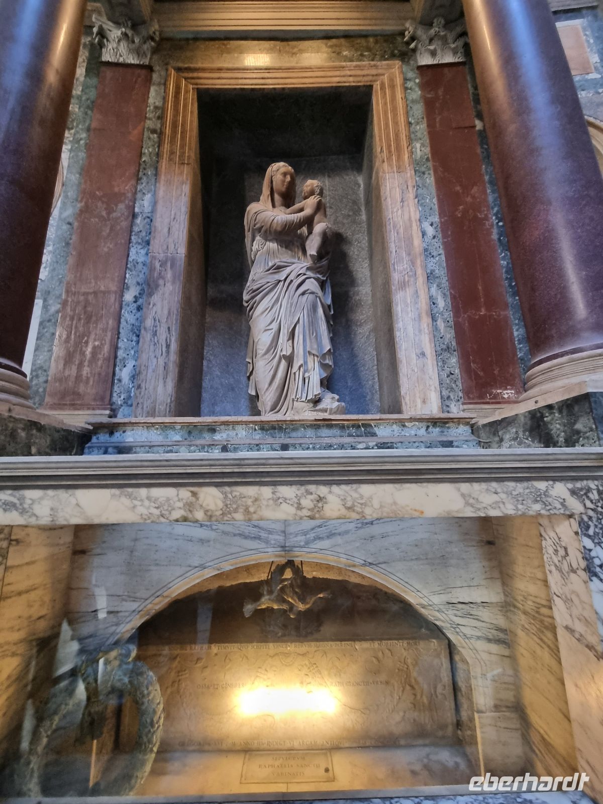 Rom - Pantheon (Grab von Raffaello Sanzio)