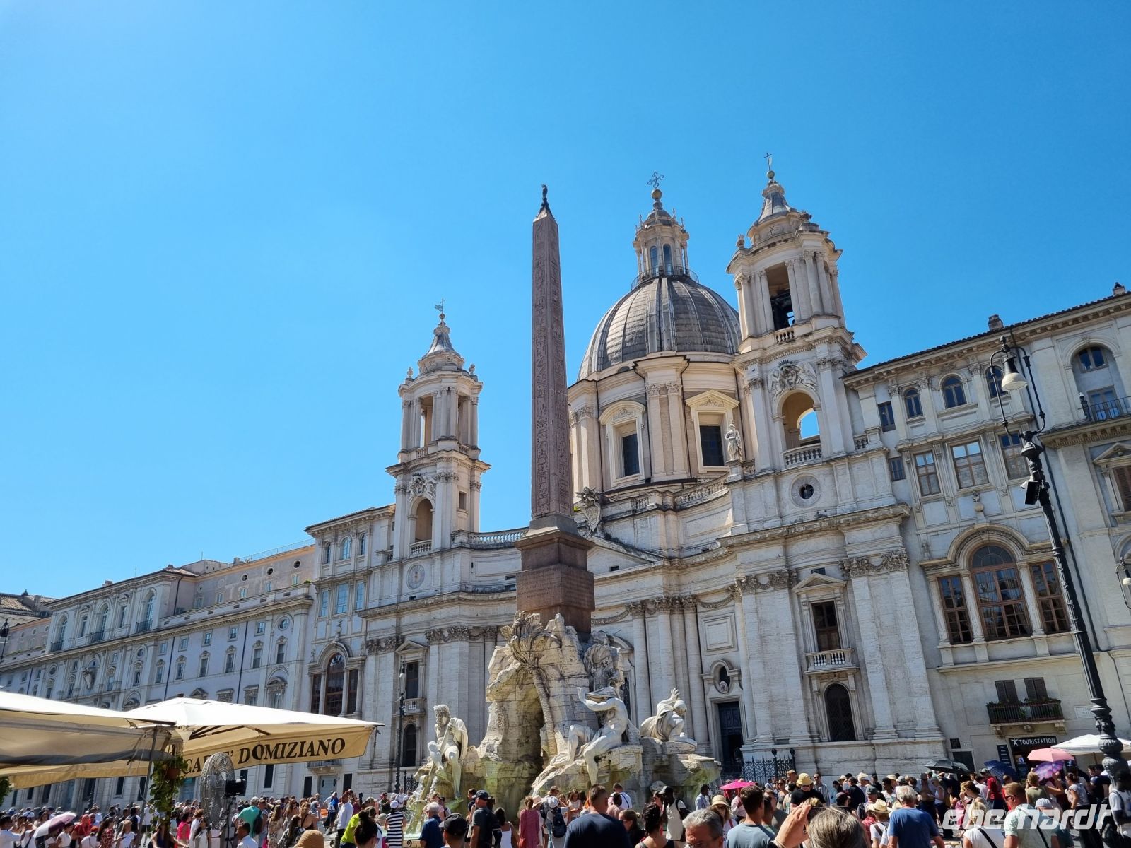 Rom - Piazza Navona (Vier-Ströme-Brunnen)